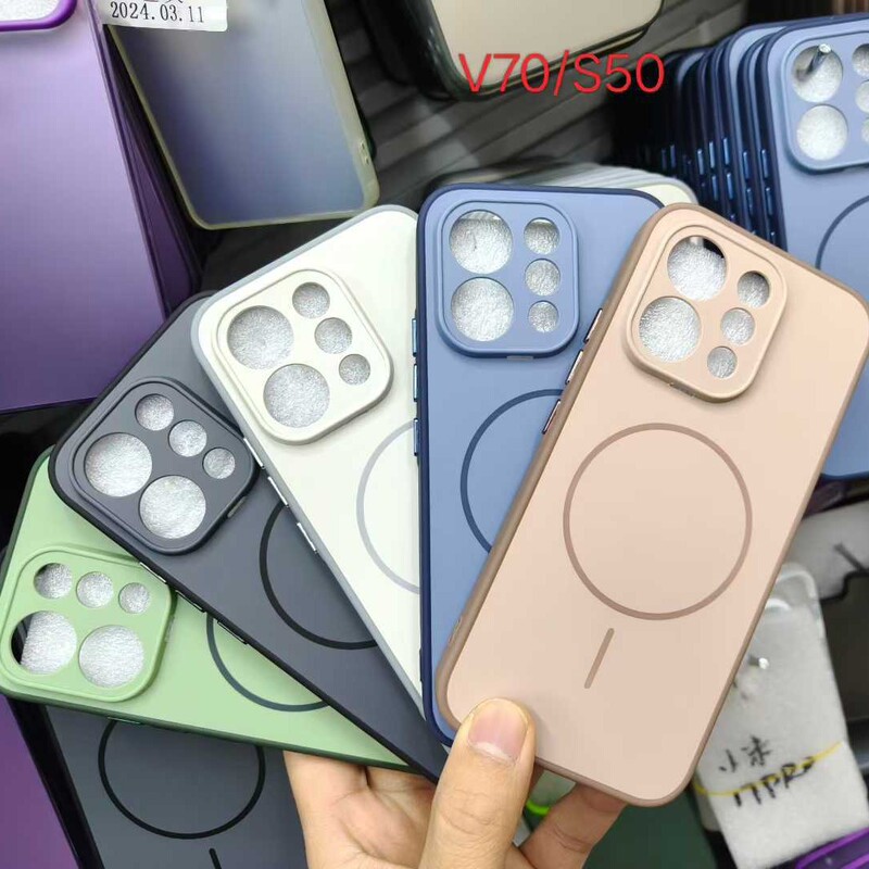 Suitable for Vivo V70 Y05 V60Lite Y31 Colorful Dual-Color Mobile Phone Case Y29 Y19S Contrasting Color Skin-Feel Cover