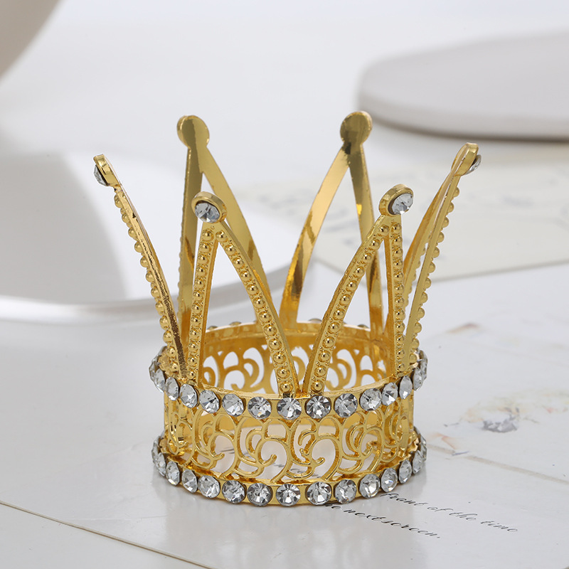 Corona infantil con perlas y diamantes de imitación hecha a mano para cumpleaños bodas y pasarela