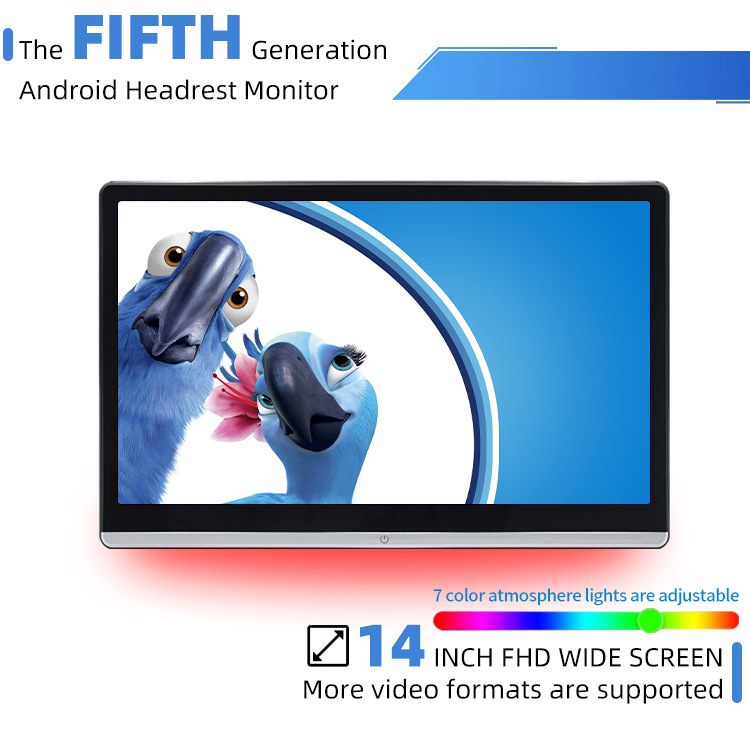10.1inch External Android Monitor 13.3inch Headrest Android Monitor 11.6inch Headrest Mp5 Monitor