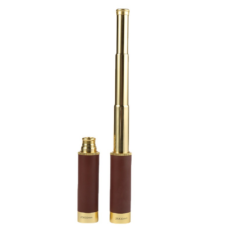 海盗单筒望远镜25X30高清高倍伸缩迷你夜光户外演唱会