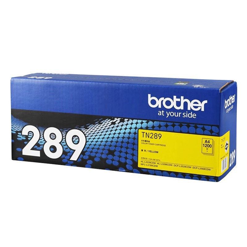 Cartucho de tóner hermano original cartucho de tinta TN289 cartucho de tóner de almacén de polvo negro L3228 3288 3528 3768 3568
