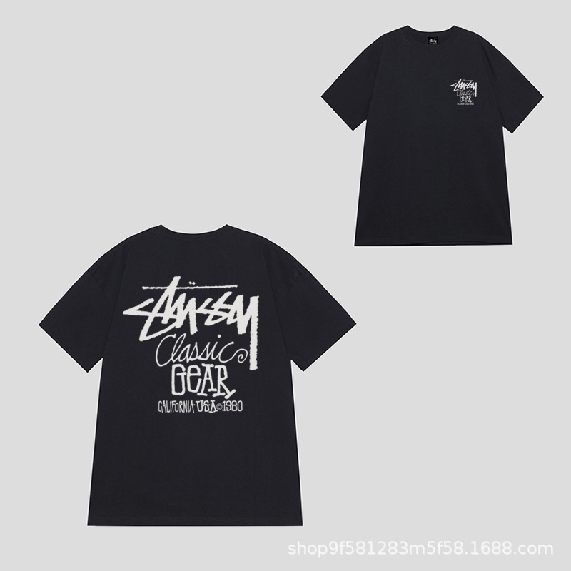STU 25SS 新品 STU 高品質純綿 男女同型半袖Tシャツ トレンドブランド服|undefined
