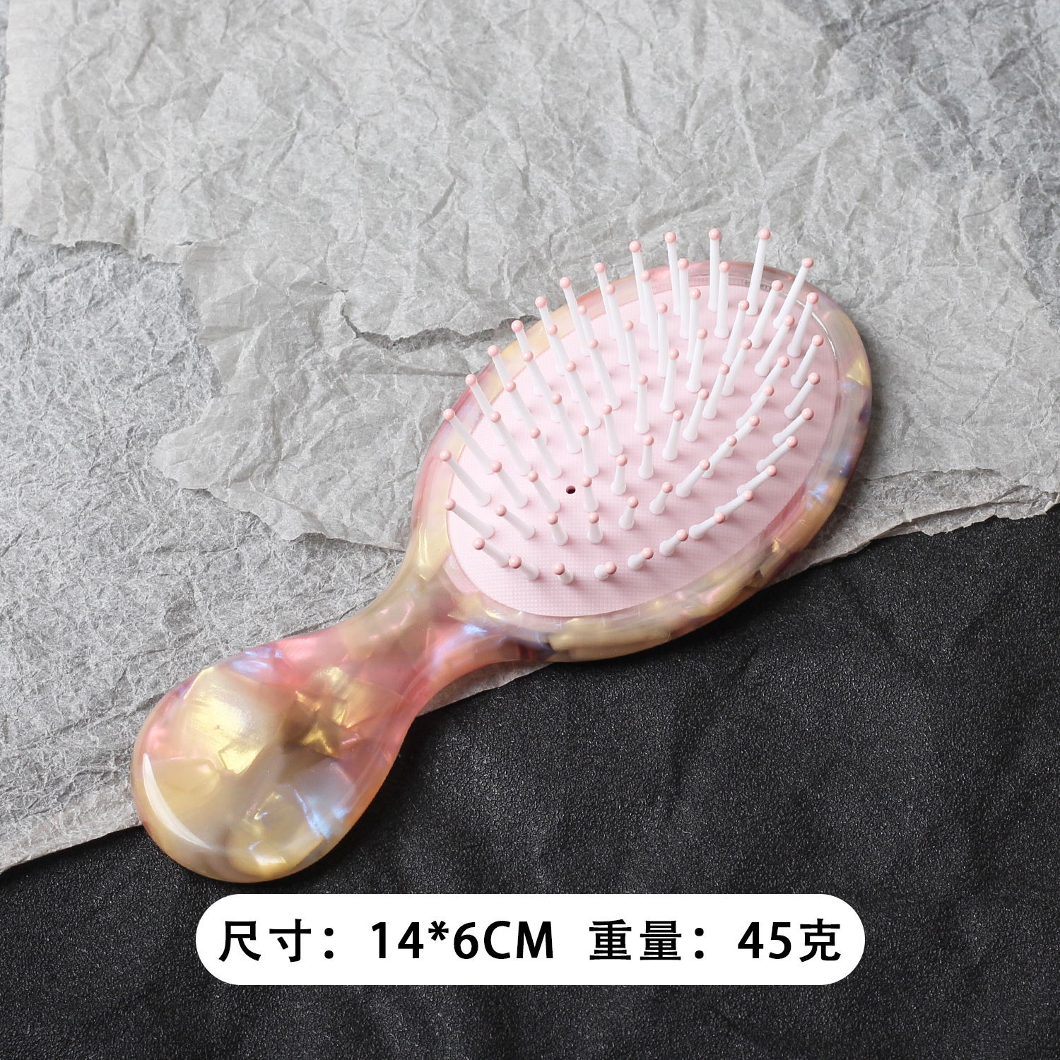 Nuevo peine de acetato con airbag para niños, cepillo para el cabello lindo y elegante para niñas, pequeño peine de masaje portátil. image 7