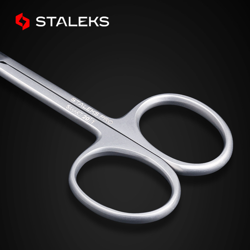 Exfoliating scissors for eyebrows stainless steel for nails