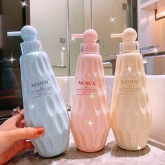 藍風鈴滋養洗髮水護髮素套裝香氛沐浴露去屑控油洗髮露廠家批發