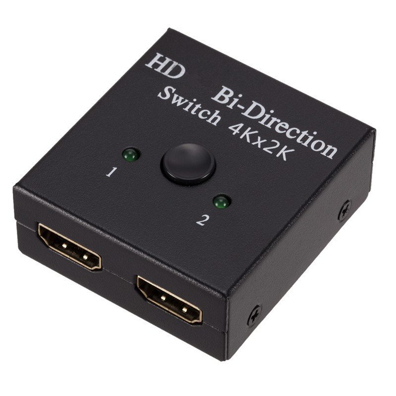 HDMI Splitter Two in and One Out High Definition 4K Ab Switching Computer Tv Audio and Video Two-Way Conversion Split Screen