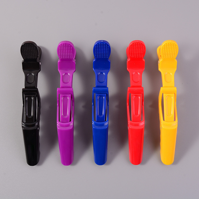 ワニ口クリップ、ロゴ印刷可能、ヘアクリップ、理髪店、ヘアツール、仕分けクリップ、グリップクリップ、越境|undefined