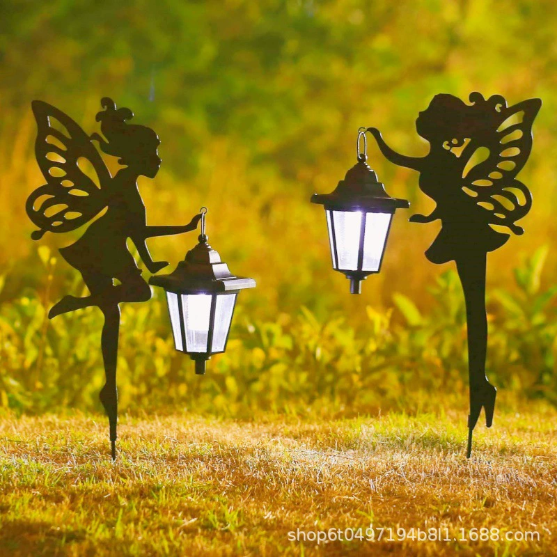 Трансграничный Солнечный новый Железный цветок фея фонарь Открытый водонепроницаемый декоративный светильник садовый светильник газон Солнечная лампа