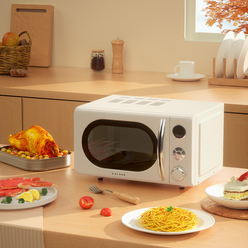 Galanz microwave oven 20 liters retro-style flat-panel heating household multi-functional fully automatic microwave oven KAW0-SF2