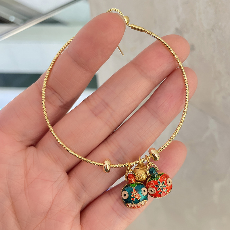 Cute Cartoon Copper Plating Bangle 1 Piece