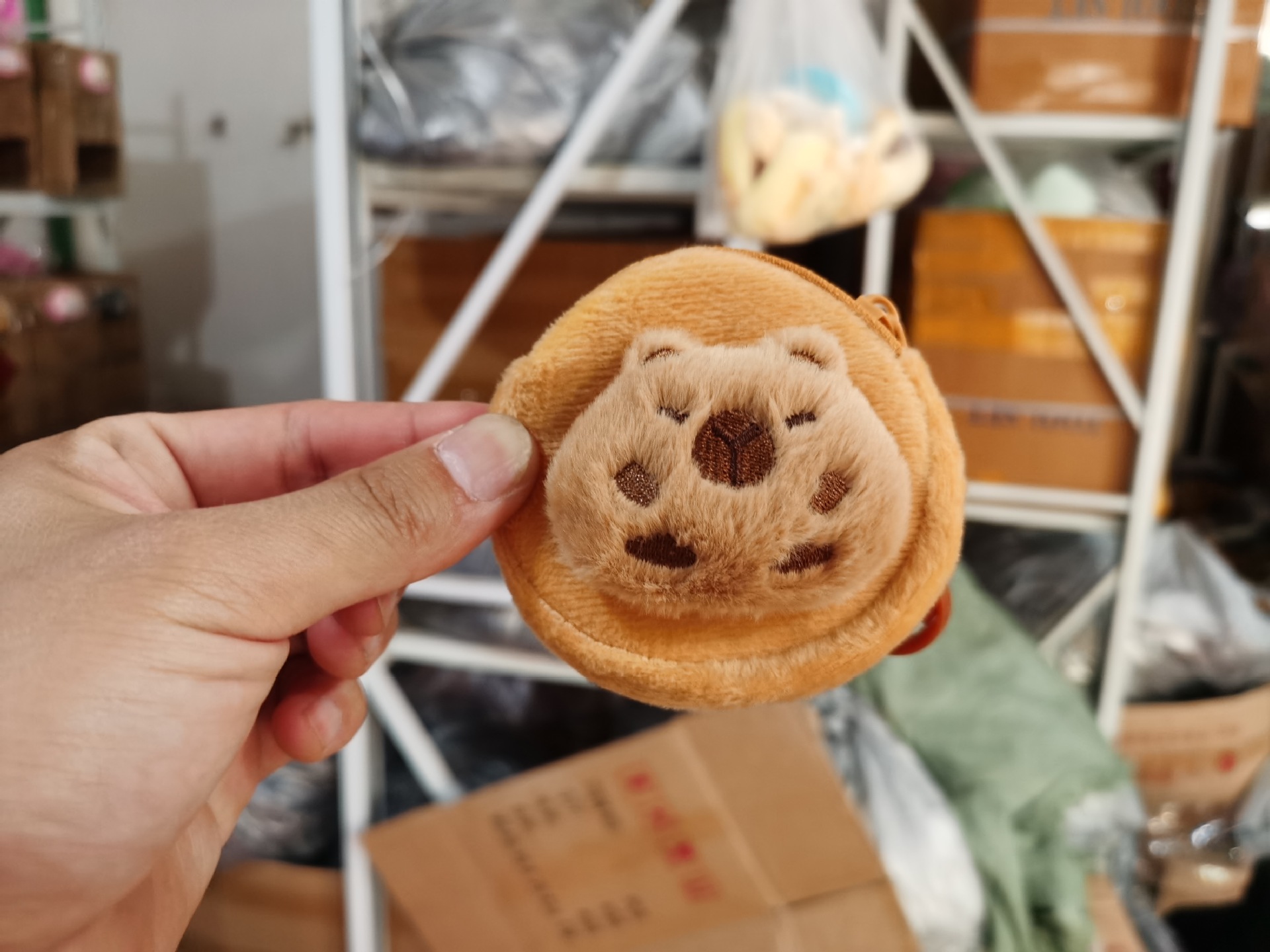 Mini bolsa de auriculares bolsa de la moneda Linda ronda estudiante monedero bolso de las mujeres colgante accesorios de la llave del coche pequeña bolsa de regalo