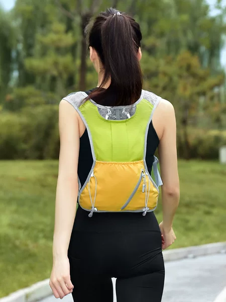 Customized color-blocked outdoor hiking backpack, marathon running backpack, large-capacity cycling backpack, trekking backpack