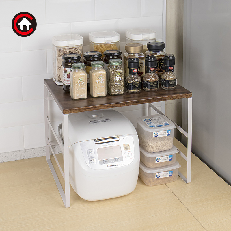 주방 전자 레인지 저장 랙 가정용 카운터 탑 풀 아웃 전기 밥솥 가전 저장 랙 다기능