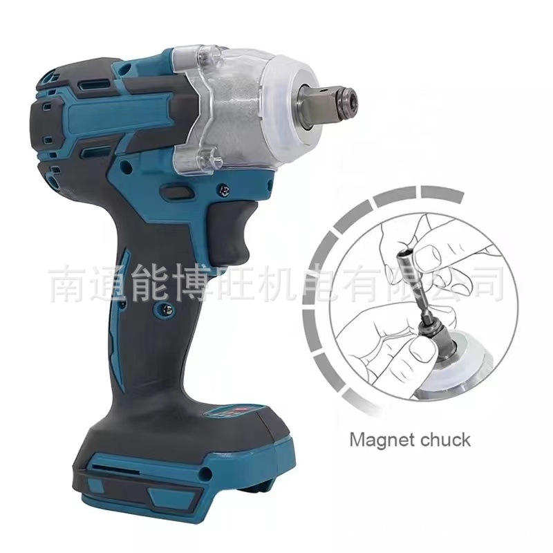 Fábrica de comercio exterior al por mayor recargable de litio sin escobillas llave destornillador eléctrico pistola de aire Llave de impacto herramienta