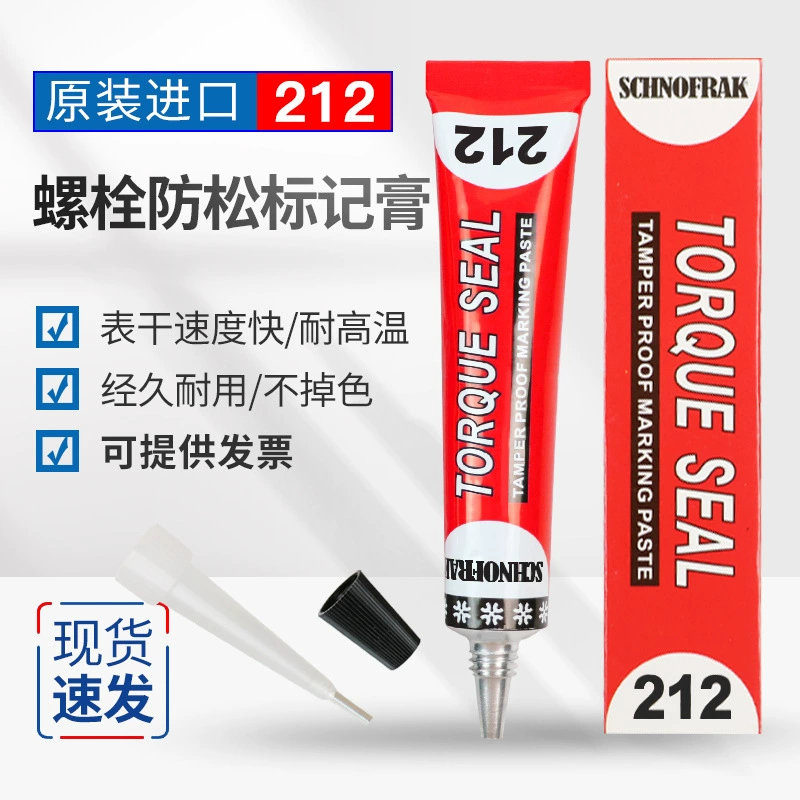 Schnofak SCHNOFRAK Болт Винт с пастой для маркировки крутящего момента Винт с защитой от рассыпания Маркер с клеем 212