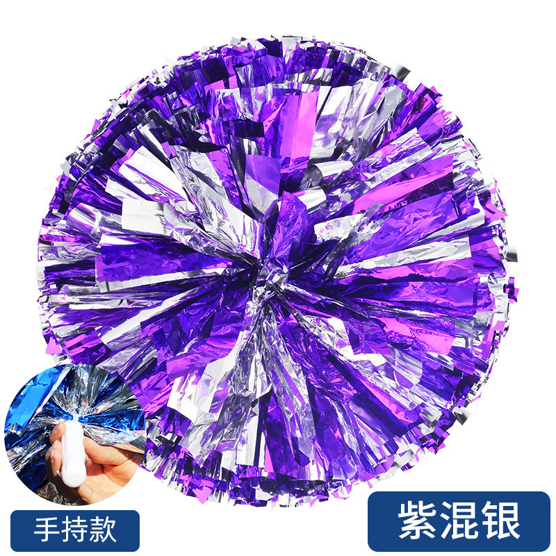 Porristas Bola de flores porristas mano flor mano sacudida flor danza rendimiento mano flor porristas flor bola de color rendimiento