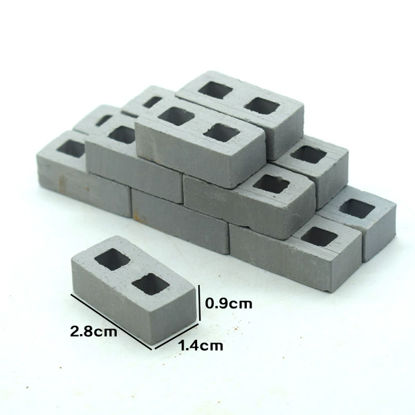 Square holes of blue bricks (1 pill)