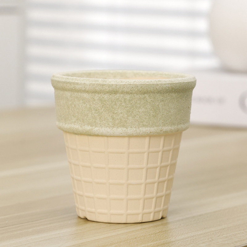 Simulación de cerámica suculenta mini maceta verde planta maceta decoración decorativa planta decoración cactus falso maceta al por mayor