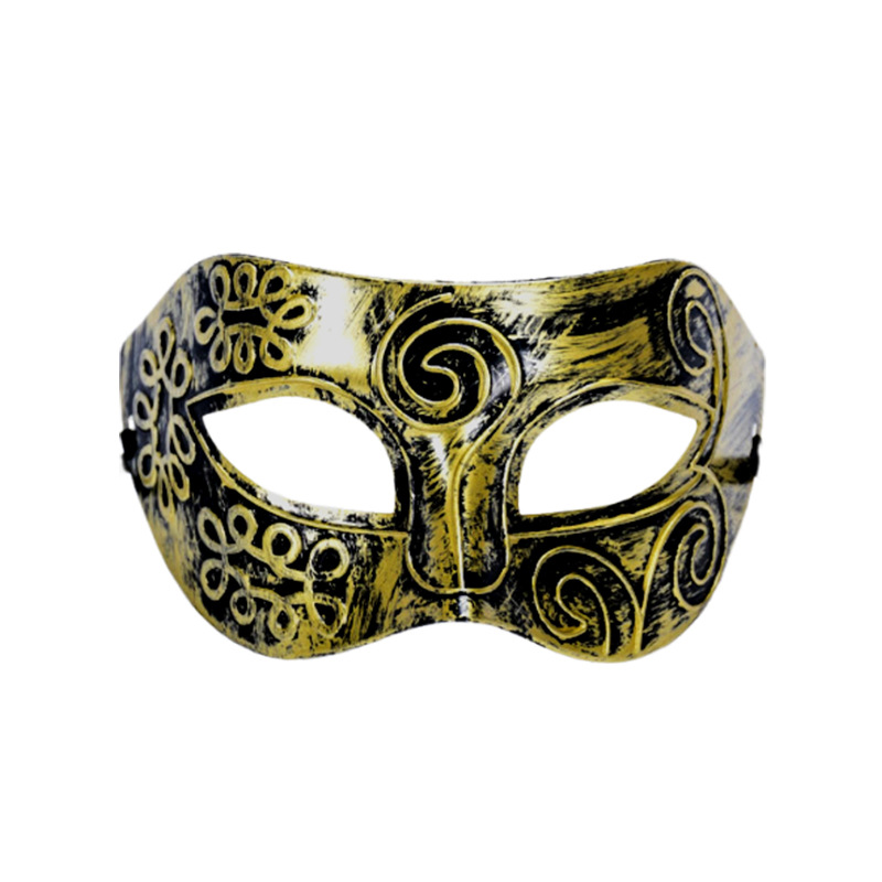 Carnaval transfronterizo retro retro máscaras de alto nivel fiesta de baile de Halloween para hombres máscaras de luchadores romanos