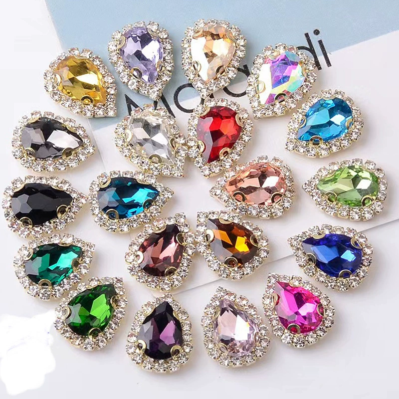 Glass crystal bracelet, wedding dress, bag, pack, decorations, accessories
