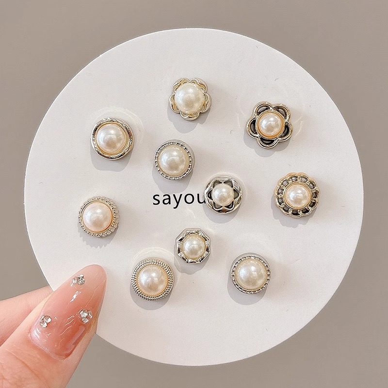 Botones antideslumbrantes en el pecho de la camisa, hebilla oculta, hebilla de broche sin costura, alfileres femeninos, ropa, artefacto fijo, escote, hebilla pequeña