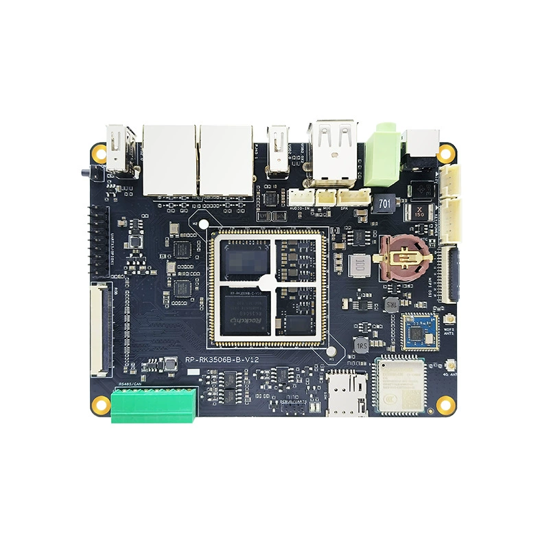 Плата разработки Rockchip RK3506, модульная плата PLC для промышленного управления, трёхъядерная A7, Rongpin RP-RK3506B