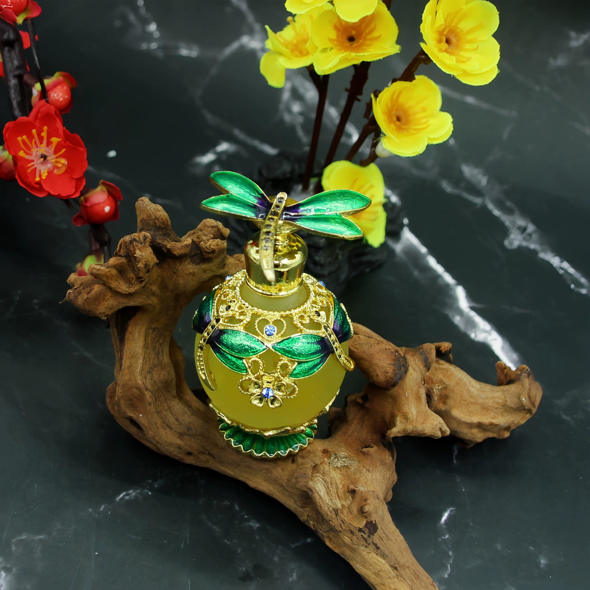 Пудра для духов Dragonfly Meets Green Meets Dubai, флакон 15 мл, интернет-знаменитость COCO Powder Meets, трансграничная оптовая продажа