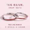 Mobius Couple rings a pair ins A small minority design senior S925 Sterling Silver Fade Ring