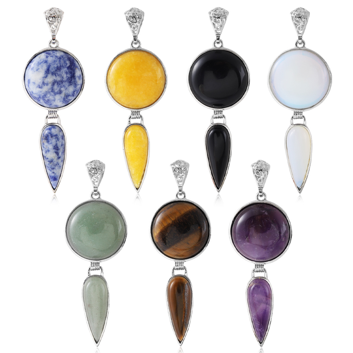 Organic retro earrings