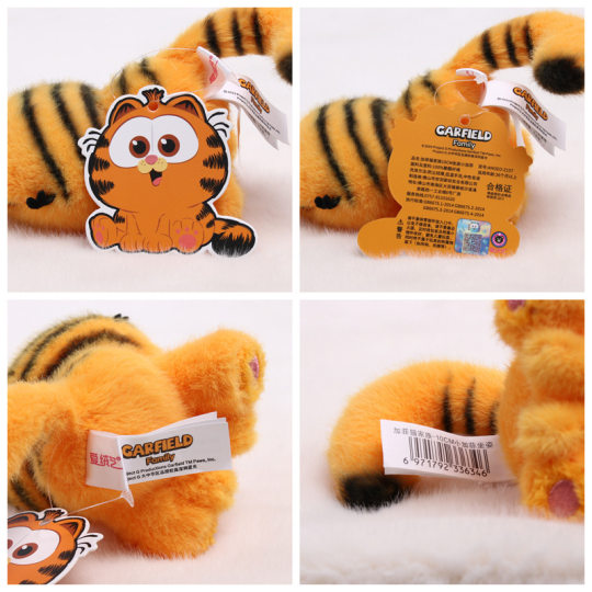 Genuine authorization-Garfield plush key chain pendant cute small pendant doll bag pendant gift wholesale