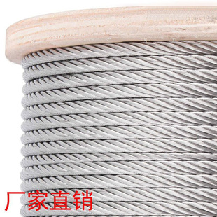 Hot-Dip Galvanized Steel Wire Rope, Wear-Resistant Rope, Corrosion-Resistant, Rust-Proof, Strong and Soft Steel Wire Rope, Soft Rope, Water Pump, Forest, Fishing and Livestock Soft Wire