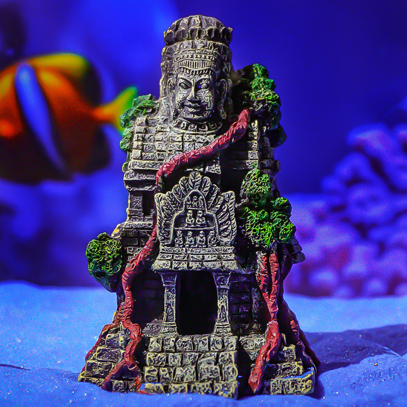 Roca Artificial Decorativa para Acuarios, Paisajismo Acuático, Decoración de Reptiles, Venta al Por Mayor del Fabricante