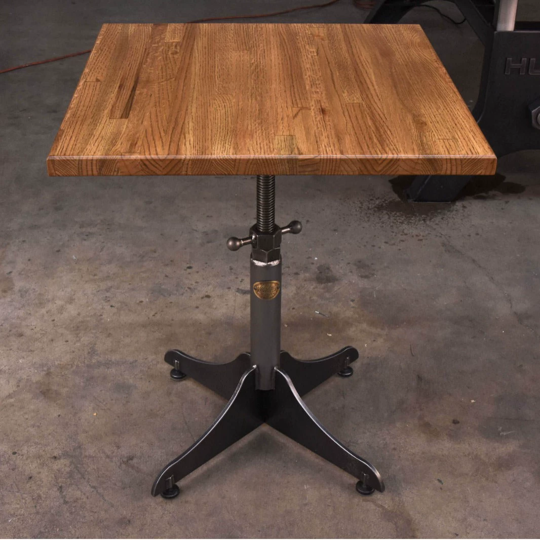 Американский ретро обеденный стул из цельного дерева, кафе, ресторан в западном стиле, коммерческий небольшой квадратный стол, французский ресторанный стол и стул, комбинация