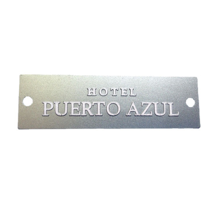 高档公司logo铭牌 高光拉丝蚀刻标牌 喷砂氧化立体磨光铝合金铭板