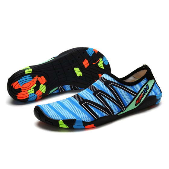 Cross-border Explosions Tracing Shoes Beach Shoes Wholesale Men's and Women's Outdoor Quick-drying Wading Shoes Snorkeling Soft Sole Pedal Shoes Boat Socks