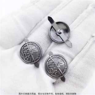 Gift Box Handmade Leather Goods DIY Pure Copper Logo Nails, Plug-In Wallet Buckles, Claw Nail Bag Accessories, Leather Goods Decorative Nail Buckles