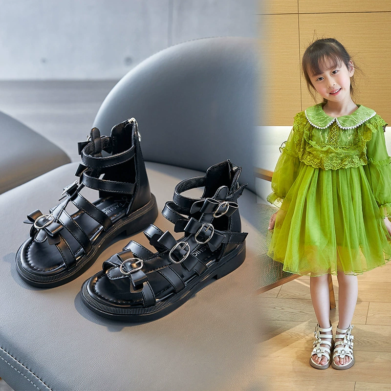 Sandals, beach summer beach footwear for princess, for teenagers, soft sole