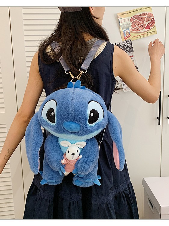 Pequeña venta al por mayor Stitzi felpa dibujos animados mochila niña linda ins bandolera regalo para padres e hijos image 4