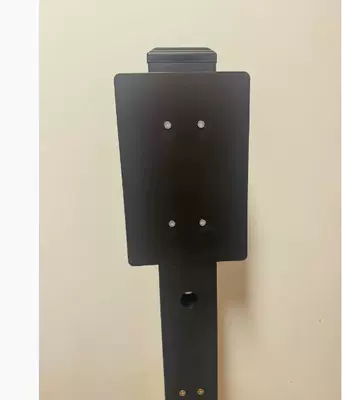 New Energy Electric Vehicle Charging Station Fixed Column Pole Outdoor Household Thickened Rainproof Hanging Bracket (Elektrikli avtomobil şarj cihazları) - black-15m-four-hole-backplate-heavy-duty-hook