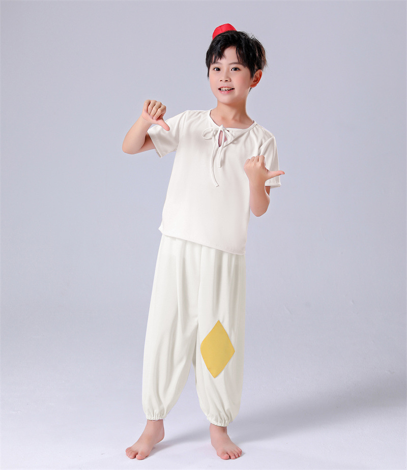 Children's Arabian Boys Aladdin Prince Role Play Stage Outfit Performance Costume Cosplay_ecoleips.com