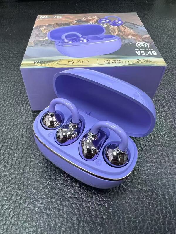 クリップオン TK クロスボーダー PDD ワイヤレス Bluetooth ヘッドセット NE-7S 非インイヤーノイズリダクションスポーツ超長バッテリー寿命高品質|undefined