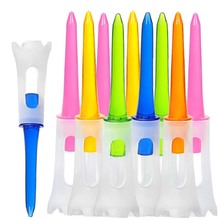 跨境爆款低阻力高尔夫球座球钉 软橡胶球tee耐用塑料高尔夫用品