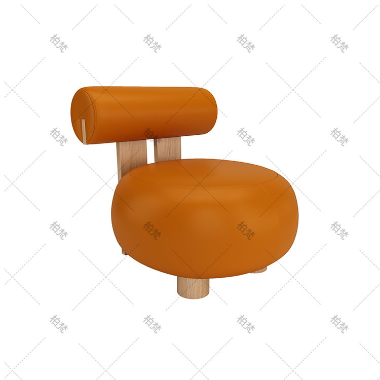 Silla casual modelo a (naranja)