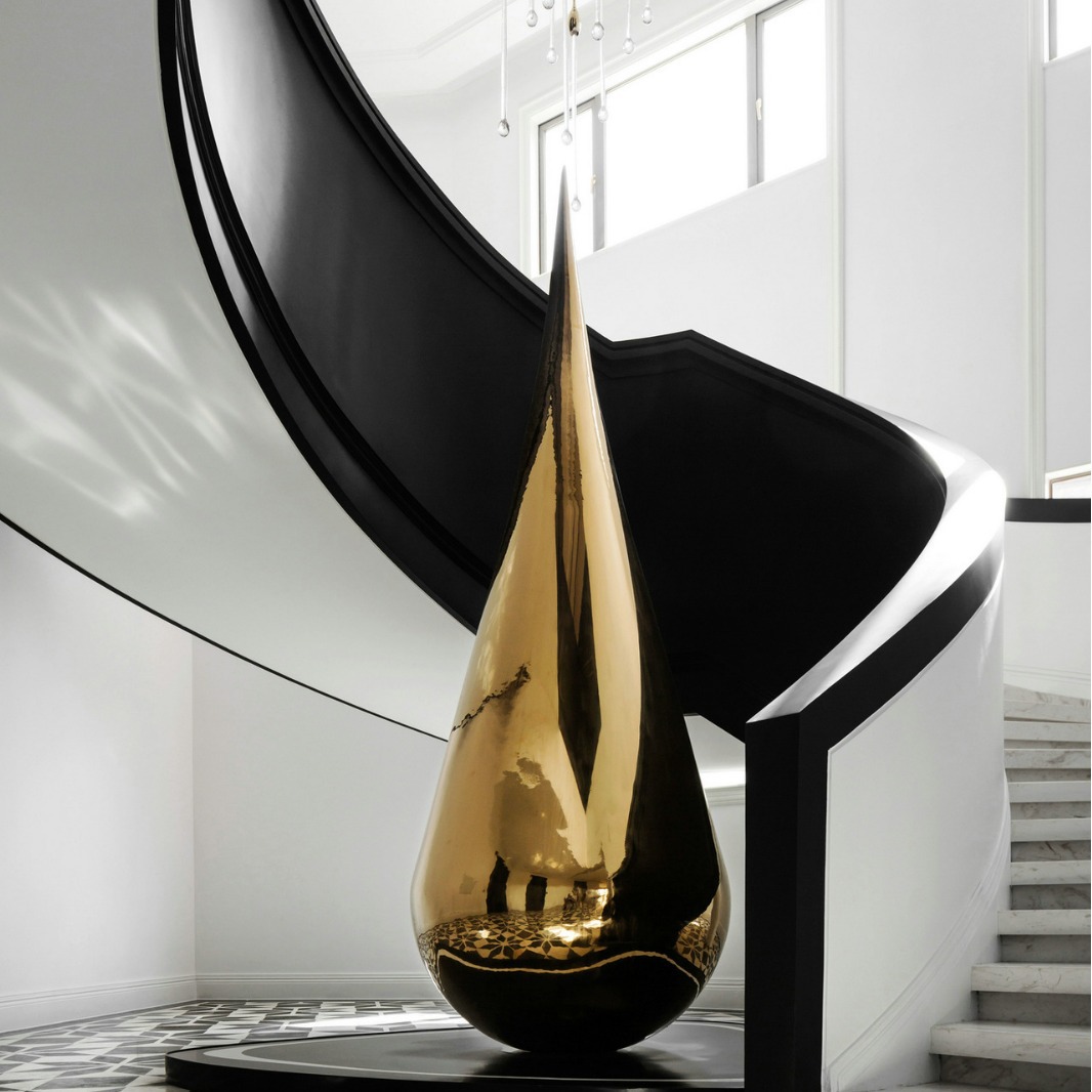 水滴球不锈钢树脂吊灯灯具造型排列商业空间灯具高端装置艺术