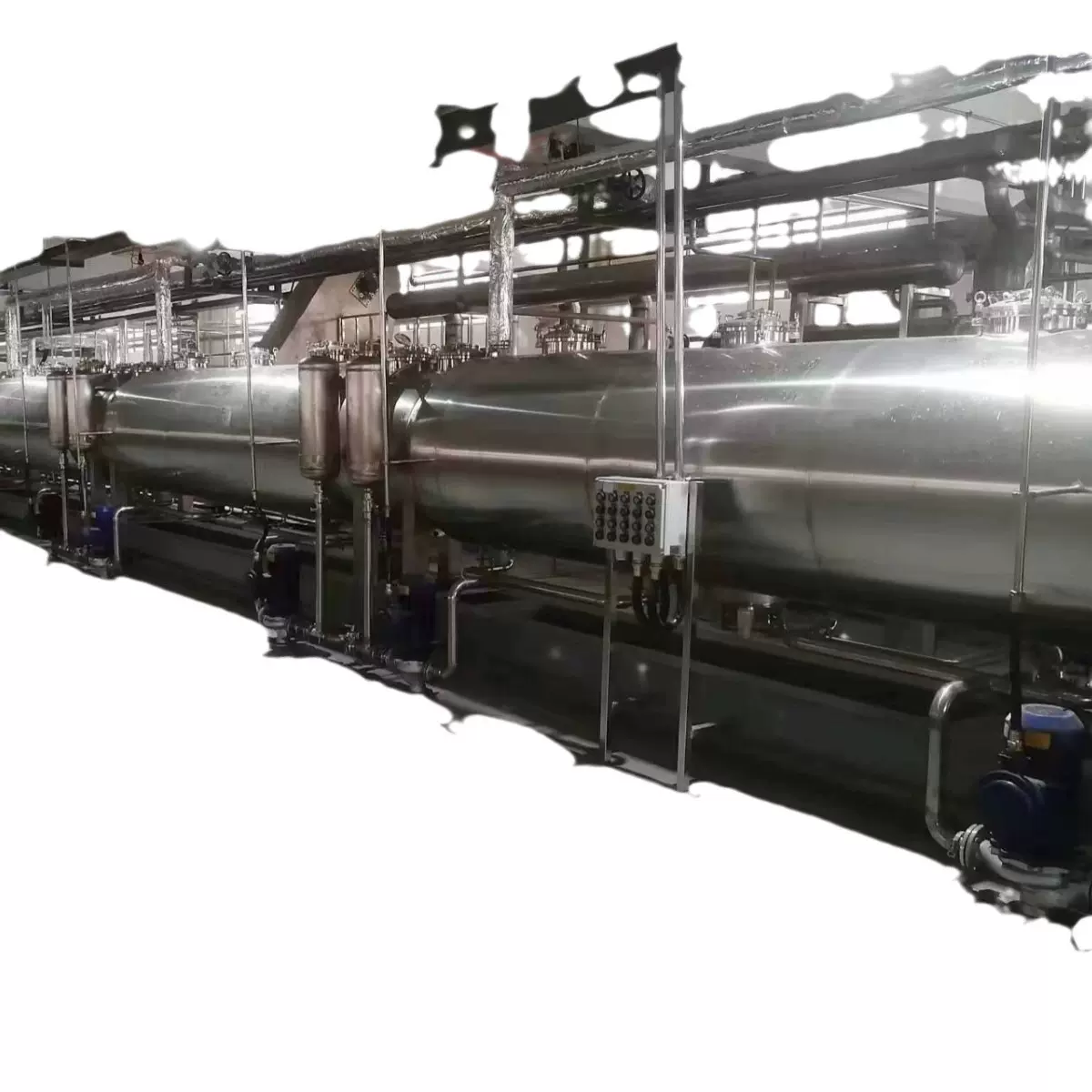 多级连续逆流超声提取设备，一种物料，不同溶剂，提取不同成分