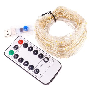 USB пульт дистанционного управления медная проволока лампа гирлянда открытый Гипсофила фестиваль композиция ночник украшение комнаты атмосфера лампа кемпинг