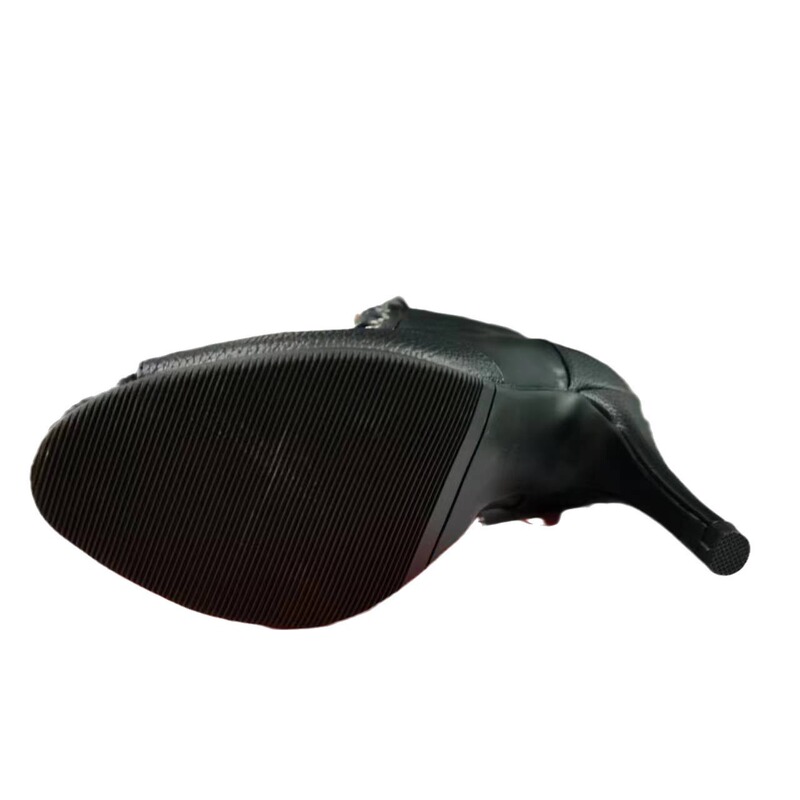 Jazz European and American Lace-Up Fish Mouth Sandals for Women Spring and Summer Cut Out Short Boots Stiletto High Heels Dance Sandals Large Size