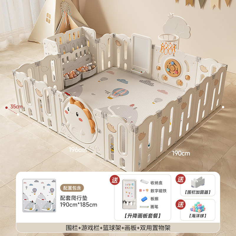 Baby juego valla valla protector de bebés esterilla de rastreo interior niños hogar sala de estar seguridad juguetes para niños pequeños