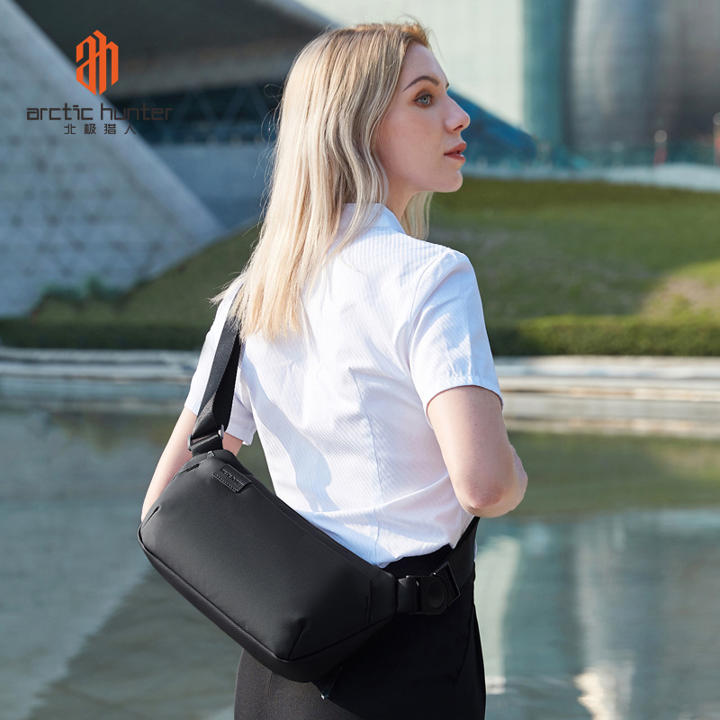 Bolso de la cintura de los nuevos hombres transfronterizos diario de cercanías ocio al aire libre hombro bolsa de mensajero impermeable de gran capacidad bolsa de pecho