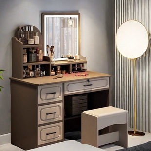 Dressing Table 2025 New Dressing Table Bedroom Simple Dressing Cabinet Small Storage Cupboard Integrated Desk